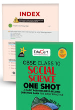 Load image into Gallery viewer, Educart CBSE Class 10 One Shot Question Bank 2025-26 Science, Mathematics, Social Science and English (for 2026 exam) 4 Book Bundle