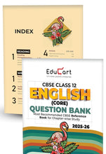 Load image into Gallery viewer, Educart CBSE Question Bank Class 12 2025-26 Physics, Chemistry, Mathematics and English (Includes Past Years Solved Questions) Set of 4 Books