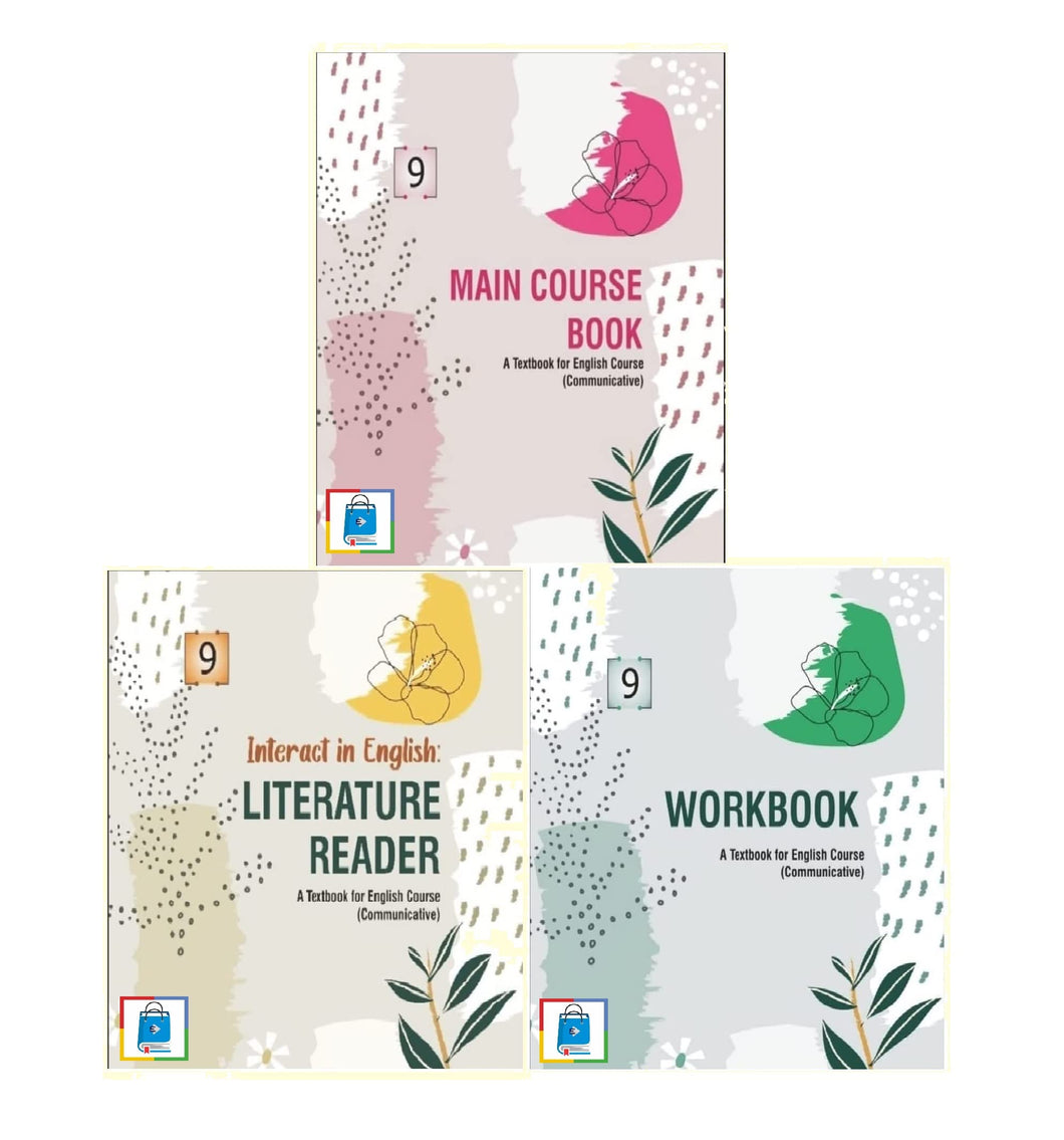 Interact in English Main Course Book (MCB) + Literature Reader + Workbook - A textbook for English course (Communicative) For CBSE Class 9