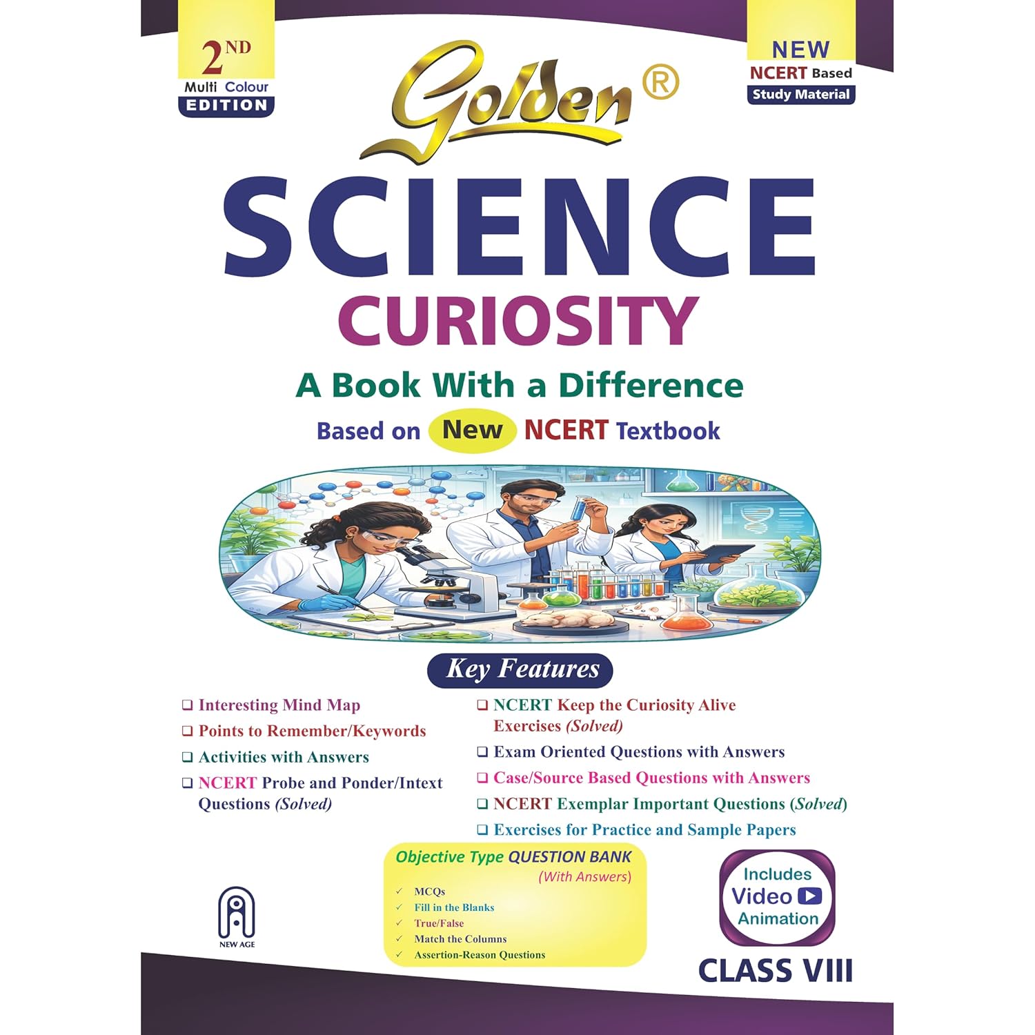 洋書Curious e Classic Collection8巻セット Golden Science Study Material Based on NEW NCERT Curiosity For