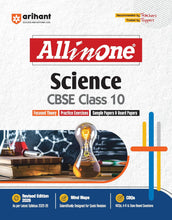 Load image into Gallery viewer, Arihant All in One Science Class 10 for CBSE Exams 2025-26 | Revised Edition as per latest syllabus | Mind Maps, CBQs, Focused Theory, Practice Exercises, Sample Papers