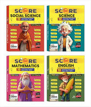 Load image into Gallery viewer, Disha (Set of 4 Books) Score 100 Science, Mathematics, Social Science, English Language & Literature CBSE Class 10 - 10 Year-wise Solved Papers (2016 - 2025) 5th Edn | 2026 Exam| Book by Kriti Sharma