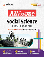 Load image into Gallery viewer, Arihant All in One Social Science Class 10 for CBSE Exams 2025-26 | Revised Edition as per latest syllabus I Mind Maps, CBQs, Focused Theory, Practice Exercises, Sample Papers