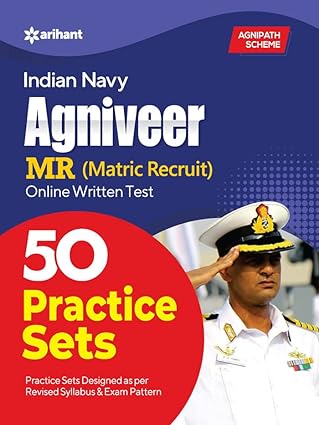 50 Practice Sets Indian Navy Agniveer MR (Matric Recruit ) Online Written Test-2024