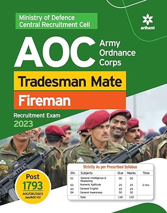 AOC Tradesman Mate Fireman Exam-(2023-2024)