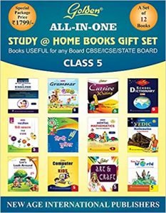 Golden All In One 12 books Set for Class-5