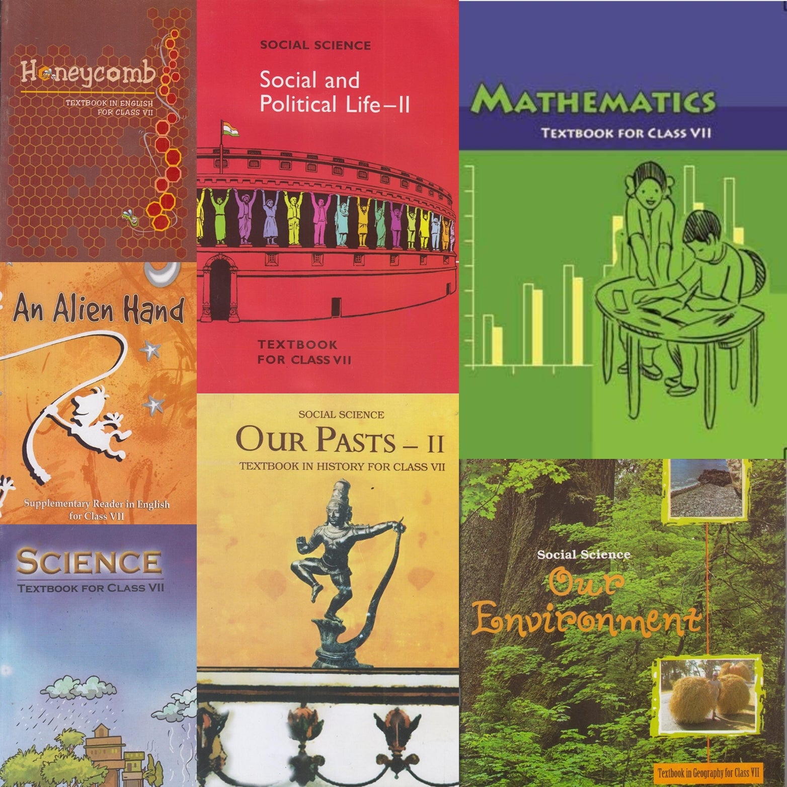 NCERT Class 7 Combo Set 100% Original (English Medium) - Latest Editio ...