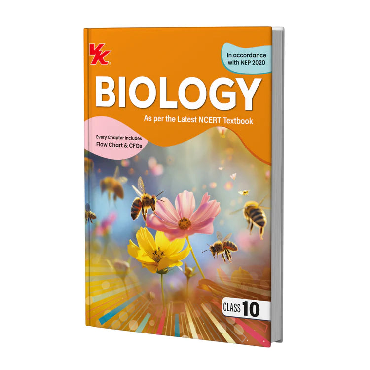 Biology Book for Class 10 | CBSE (NCERT Solved) | 2025-26 Examination | by VK Global Publications