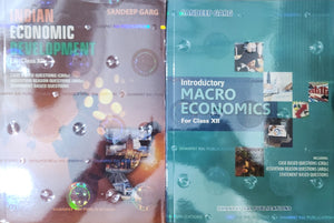 Indian Economic Development & Introductory For Macro Economics For Class 12 by Sandeep garg (Examination 2024-25) (Set Of 2 Books)