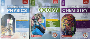 Combo Pack: Lakhmir Singh Class 9 Science (Biology, Physics, Chemistry) (2024-25 Examination)