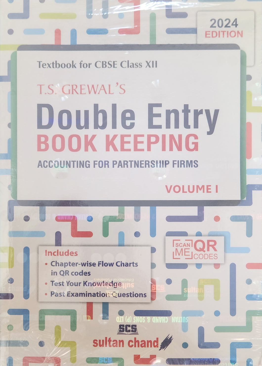 T.S. Grewal's Double Entry Book Keeping: Accounting for Not-for-Profit Organizations and Partnership Firms -( Vol. 1) Textbook for CBSE Class 12 (2024-25)