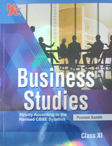 Poonam Gandhi Business Studies Class 11 Book CBSE (2024-25) Paperback