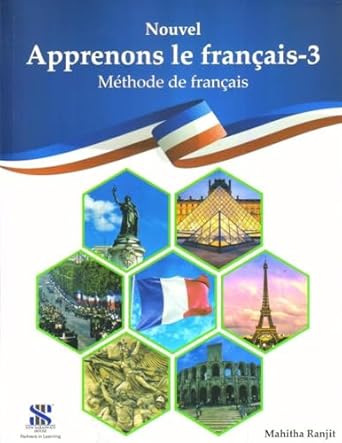 New Saraswati House Nouvel Apprenons Le Francais (Textbook) - 3 (2025)