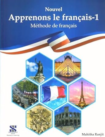 New Saraswati House Nouvel Apprenons Le Francais (Textbook) - 1 (2025)