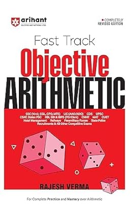 FAST TRACK OBJECTIVE ARITHMETIC NEW EDITION 2025-26 BY ARIHANT PUBLICATION