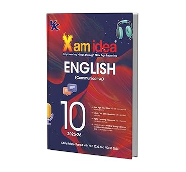 Xam idea English (Communicative) Class 10 Book | CBSE Board | Chapterwise Question Bank | Based on Revised CBSE Syllabus | NCERT Questions Included | 2025-26 Exam