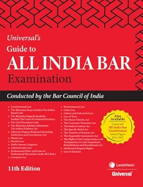 Universal’s Guide to All India Bar Examination, 11/e