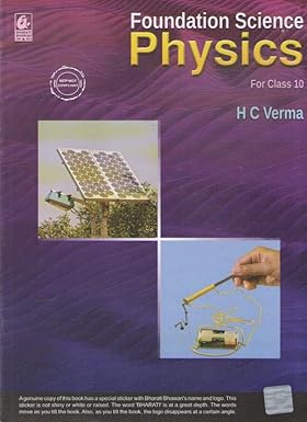 Foundation Science Physics Class 10 CBSE By H C Verma  (Paperback, H C VERMA)