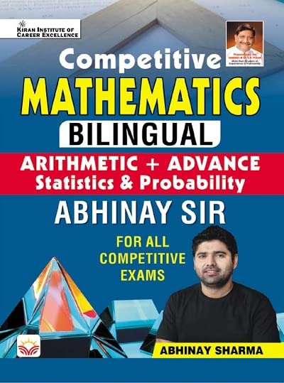 Competitive Mathematics Bilingual Arithmetic + Advance Statistics and Probability by Abhinay Sir (All Competitive Exam) (English Medium) (3925)