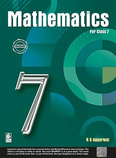 Mathematics for Class 7 - CBSE - by R.S. Aggarwal
