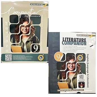 BBC English (Language & Literature) Compacta Assignments & Literature Companion for Class 9 - (NEP 2020 & NCF-SE 2023) - Set of 2 Books - Latest for 2025-26 Examination