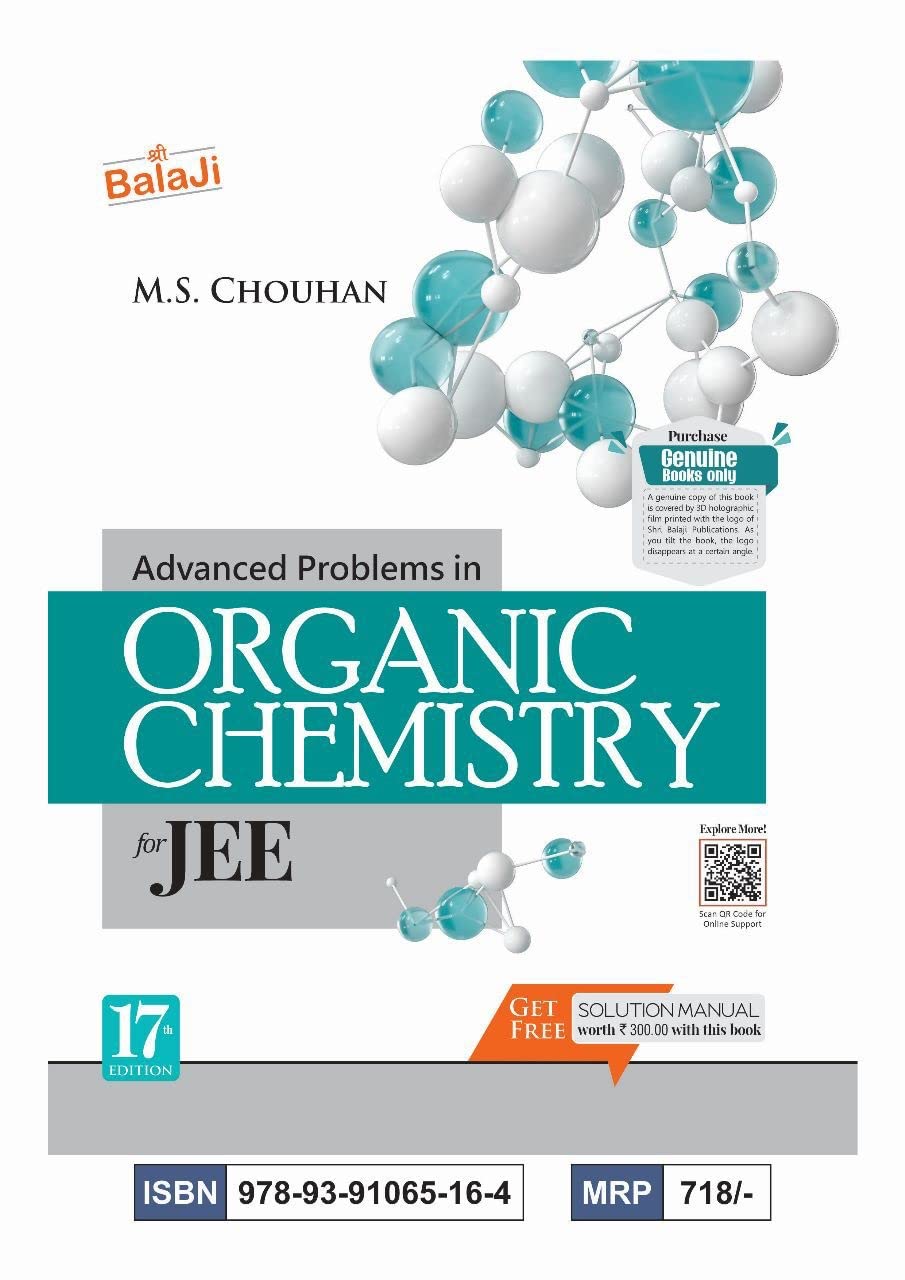 Advanced Problems in Organic Chemistry for Jee (with Solution) by M.S Chauhan