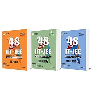 Arihant 48 Years IIT-JEE Physics, Chemistry, Math | Chapterwise and Topicwise Solved Papers | Advanced (2025–1978) and Main (2025–2013) | Key Concepts and Quick Solutions | English Medium