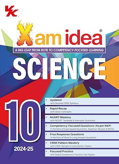 Xam idea Science Class 10 Book | CBSE Board | Chapterwise Question Bank | Based on Revised CBSE Syllabus | NCERT Questions Included | 2024-25 Exam