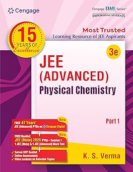 Cengage JEE Advanced Physical Chemistry: Part 1 with Free Online Assessments & Digital Content