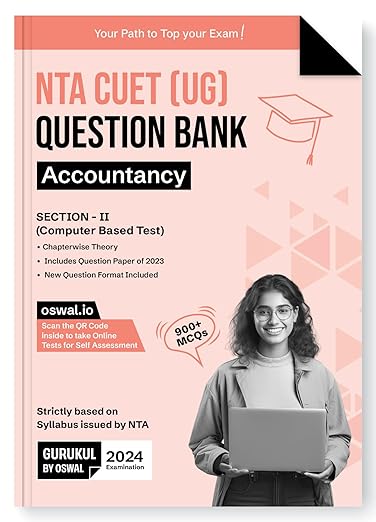 Gurukul NTA CUET (UG) Accountancy Question Bank Exam 2024 : 900+ MCQs with Chapterwise Theory, 2023 Solved Paper, New Paper Pattern, Common University Entrance Test Computer Based