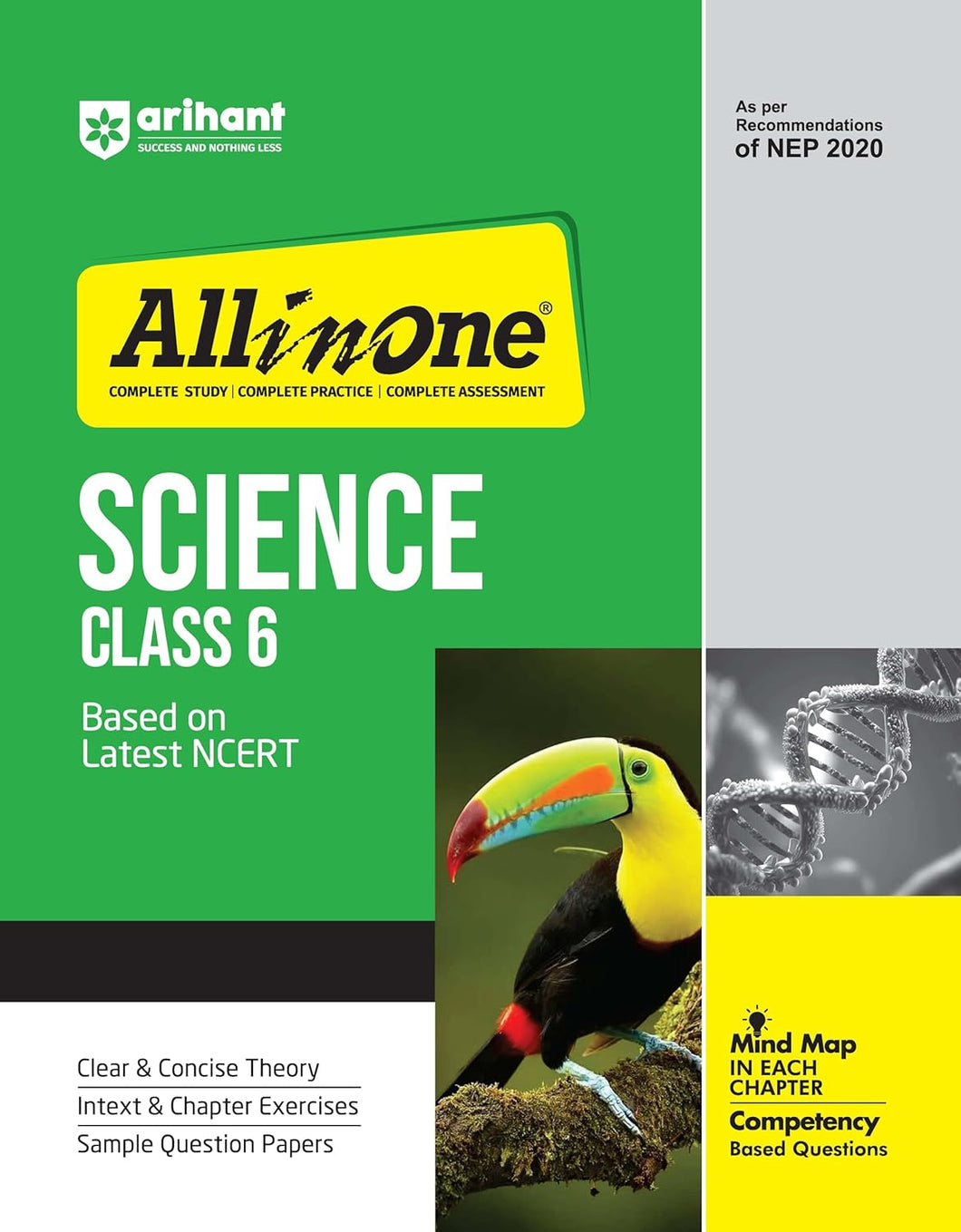 Arihant All In One Science Class 6th Based On Latest NCERT For CBSE Exams 2025 | Mind map in each chapter | Clear & Concise Theory | Intex & Chapter Exercises | Sample Question Papers