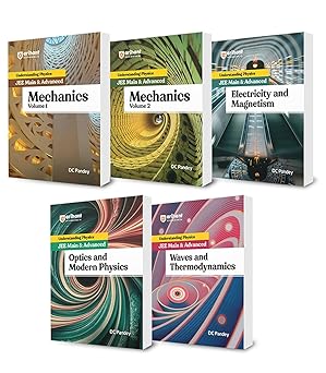 Arihant Understanding Physics JEE Main & Advanced Mechanics Volume 1 AND VOLUME 2, Waves and Thermodynamics, Electricity and Magnetism, Optics and Modern Physics