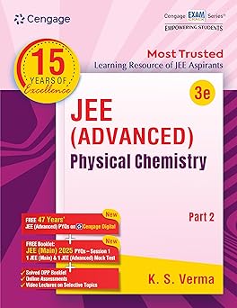 Cengage JEE Advanced Physical Chemistry: Part 2 with Free Online Assessments & Digital Content