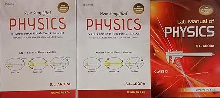 New Simplified Physics : A Reference Book for Class 11 Examination (Vol. 1 & 2) 2025-26