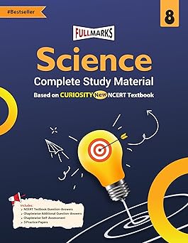 Full Marks Science Curiosity Class 8 Complete Study Material – for CBSE 2026 Exams | New Edition as per Latest NCERT Textbooks | Quick Revision Summaries, Solved Q&A, PYQs, CBQs, Sample Papers