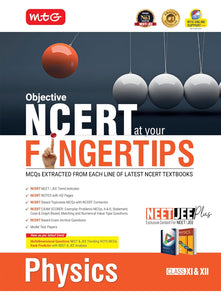 MTG Objective NCERT at your FINGERTIPS Physics For 2025-2026 Exam - NCERT NEET/JEE Trend Indicator, HOTS MCQs, Rank Predictor & Notes with HD Pages | NEET & JEE Books (Based on NCERT Latest Pattern)
