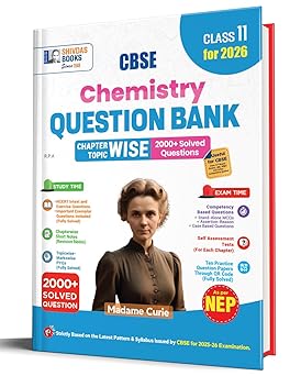 CBSE Class 11 Chemistry Question Bank | Based on Latest NCERT | Intext & Exercise Solutions | Chapterwise Mock Papers for 2026 Exams by Shivdas