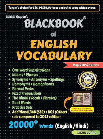 BlackBook of English Vocabulary May 2024 by Nikhil Gupta