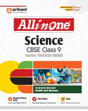 Load image into Gallery viewer, Arihant All in One Science Class 9 for CBSE Exams 2025-26 | Revised Edition as per latest syllabus | Mind Maps, CBQs, Focused Theory, Practice Exercises, Sample Papers
