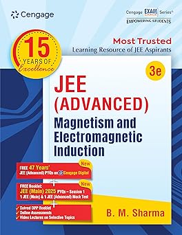 Cengage JEE Advanced Magnetism and Electromagnetic Induction with Free Online Assessments & Digital Content
