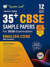 Load image into Gallery viewer, Together with 35+ CBSE Sample Papers Class 12 English Core for 2026 Board Exam | EAD series in Physical + Digital edition includes Solved &amp; unsolved Papers with CBQs &amp; Topper’s Answer Sheet
