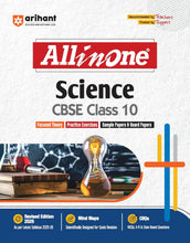 Load image into Gallery viewer, Arihant All in One Science Class 10 for CBSE Exams 2025-26 | Revised Edition as per latest syllabus | Mind Maps, CBQs, Focused Theory, Practice Exercises, Sample Papers
