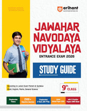 Load image into Gallery viewer, Jawahar Navodaya Vidyalaya Entrance Exam Guide 2025 for Class 9 | Chapterwise Theory | Chapterwise PYQs | 2400+ Objective Question with Solved Paper 2024 &amp; 3 Practice Sets

