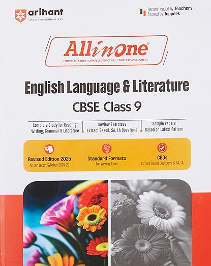 All In One English Language & Literature CBSE Class 9th Based On Latest NCERT For CBSE Exams 2025 | Mind map in each chapter | Clear & Concise Theory | Intext & Chapter Exercises | Sample Question Papers