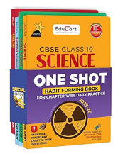 Load image into Gallery viewer, Educart CBSE Class 10 One Shot Question Bank 2025-26 Science, Mathematics, Social Science and English (for 2026 exam) 4 Book Bundle
