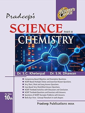 Pradeep's Science Chemistry Part - II for Class 10 - Examination 2025-26