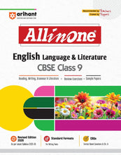 Load image into Gallery viewer, Arihant All in One English Language &amp; Literature Class 9 for CBSE Exams 2025-26 | Revised Edition as per latest syllabus | CBQs, Focused Theory, Reading, Writing, Grammar &amp; Literature, Review Exercises, Sample Papers
