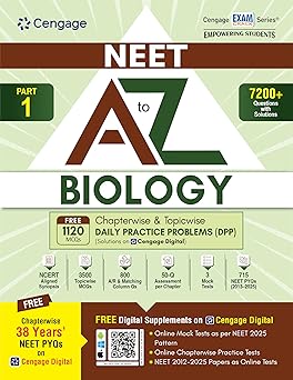 CENGAGE NEET A to Z Biology: Part 1