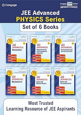 Cengage Physics Combo for JEE Advanced: Mechanics I + Mechanics II + Magnetism & Electromagnetic Induction + Electrostatics & Current Electricity + Optics & Modern Physics + Waves & Thermodynamics Set of 6 Books