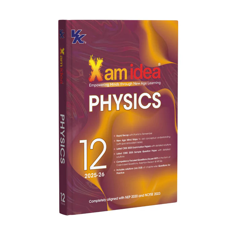 Xam idea Physics Class 12 Book | CBSE Board | Chapterwise Question Bank | Based on Revised CBSE Syllabus | NCERT Questions Included | 2025-26 Exam